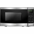 Danby Products Danby Countertop Microwave, 700 Watts, 0.7 Cu.Ft. Capacity, Black & Silver DBMW0721BBS